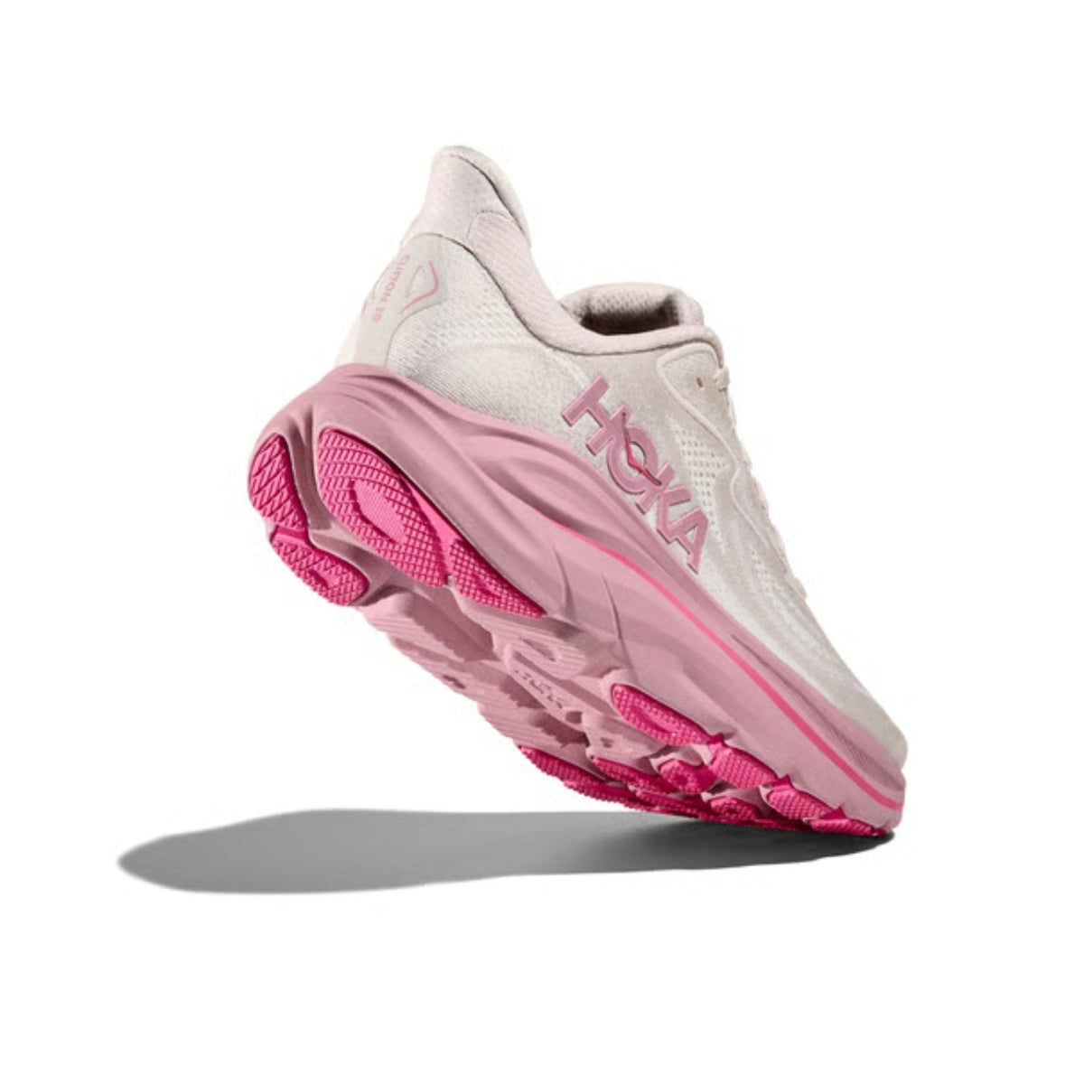 HOKA Clifton 10 Rose Cream Running Shoes