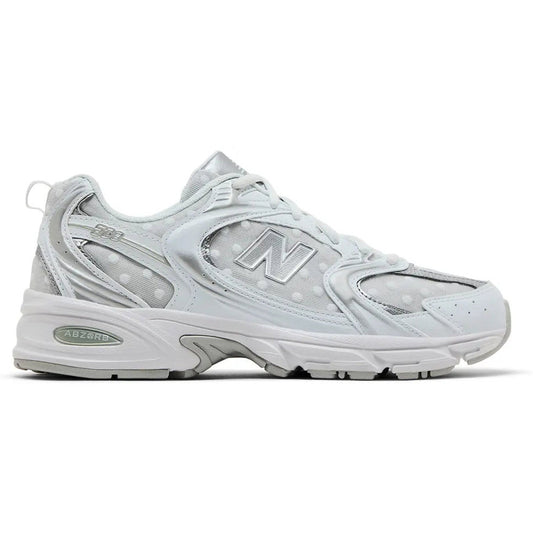 New Balance 530 'White/Silver Metallic Polka Dots' (U530HFW)