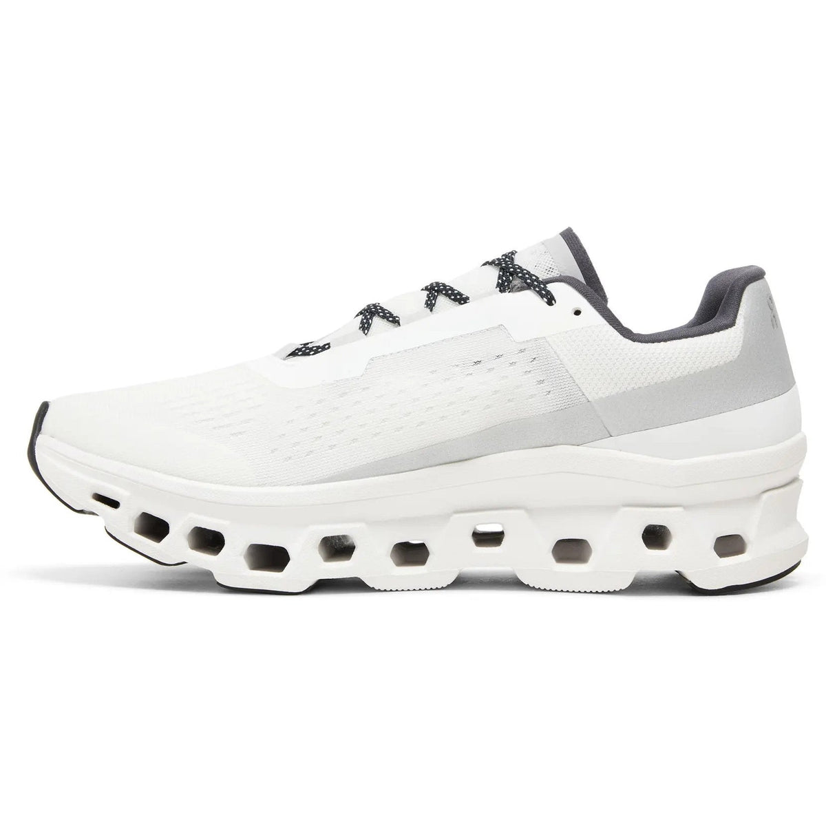 On Cloudmonster Exclusive White Black Running Shoes