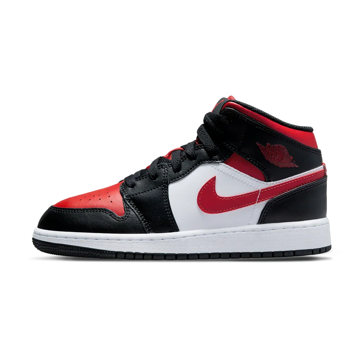 Air Jordan 1 Mid 'Black Fire Red'